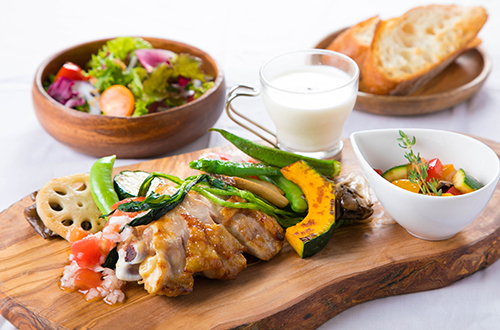 竹田産ハーブ鶏のグリル